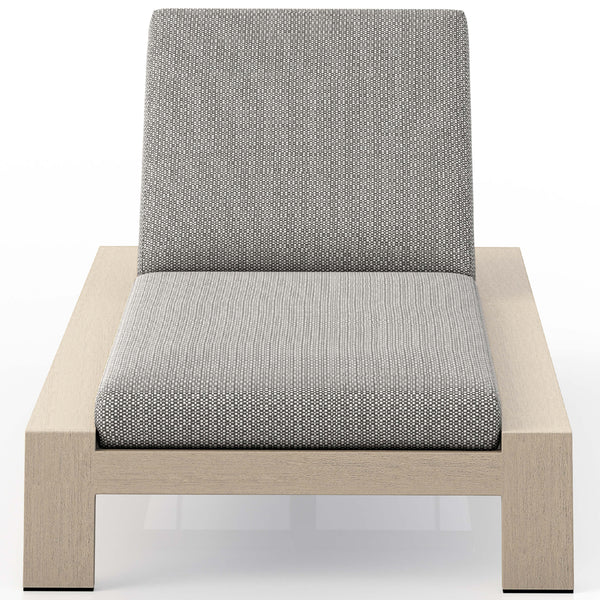 Home Fashion Monterey Outdoor Chaise Faye Ash/Washed Brown By Four Hands