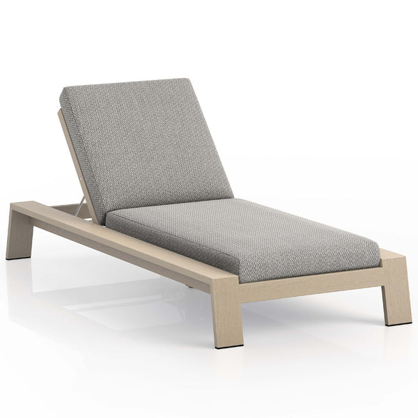 home fashion Monterey Outdoor Chaise Faye Ash/Washed Brown by Four Hands