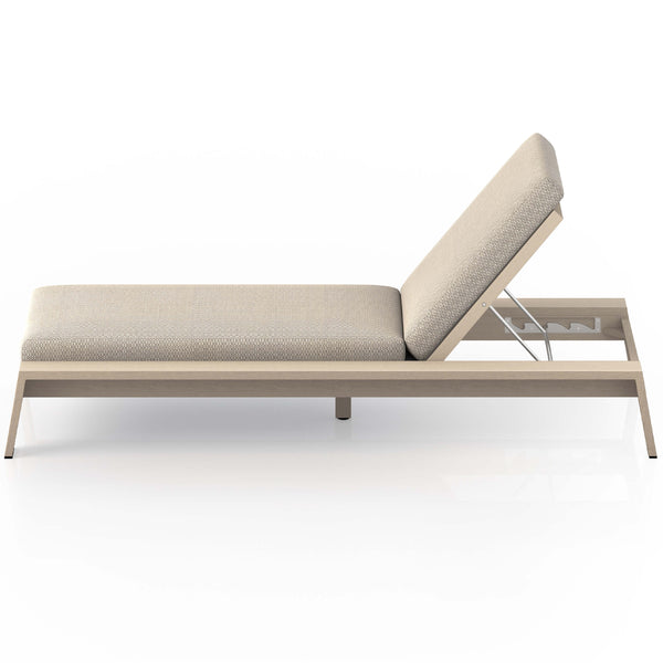 Home Fashion Monterey Outdoor Chaise Faye Sand/Washed Brown By Four Hands