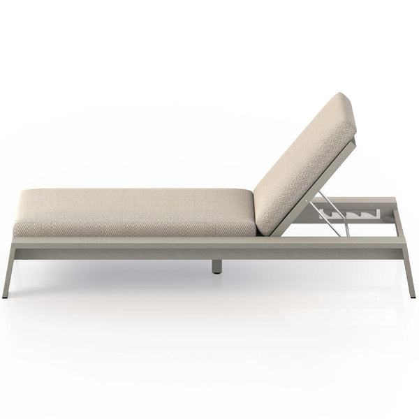 Home Fashion Monterey Outdoor Chaise Faye Sand/Weathered Grey By Four Hands
