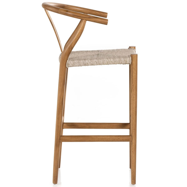 Home Fashion Muestra Bar Stool Natural Teak By Four Hands