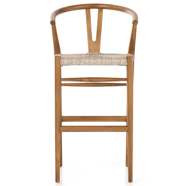 Home Fashion Muestra Bar Stool Natural Teak By Four Hands