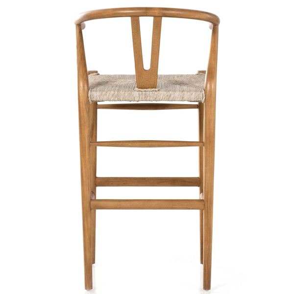 Home Fashion Muestra Bar Stool Natural Teak By Four Hands