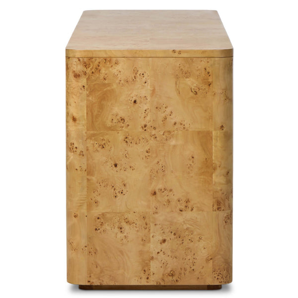 Home Fashion Mullins 6 Drawer Dresser Natural Mappa Burl By Four Hands