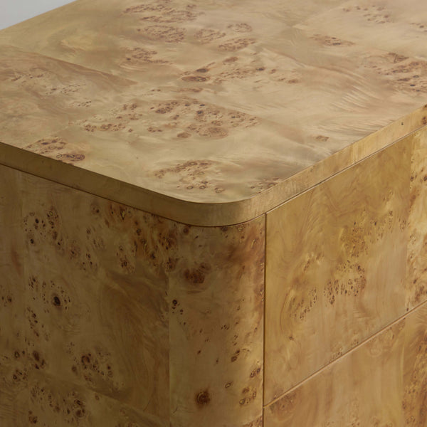 Home Fashion Mullins 6 Drawer Dresser Natural Mappa Burl By Four Hands