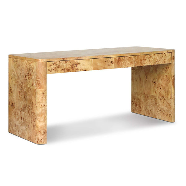home fashion Mullins Desk Natural Mappa Burl by Four Hands