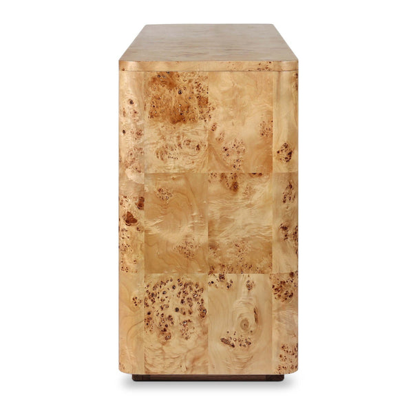Home Fashion Mullins Sideboard Natural Mappa Burl By Four Hands