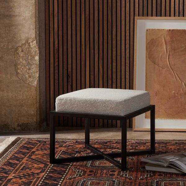 Home Fashion Nadia Stool Barlow Ivory By Four Hands