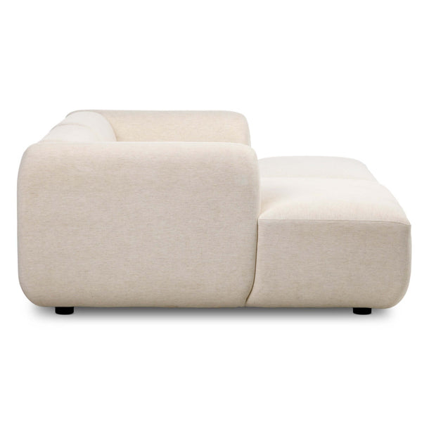 Home Fashion Nara 2Pc Media Lounger Nomad Snow By Four Hands