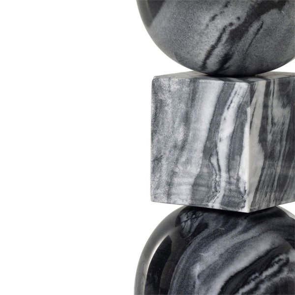 Home Fashion Neda End Table Ebony Marble By Four Hands