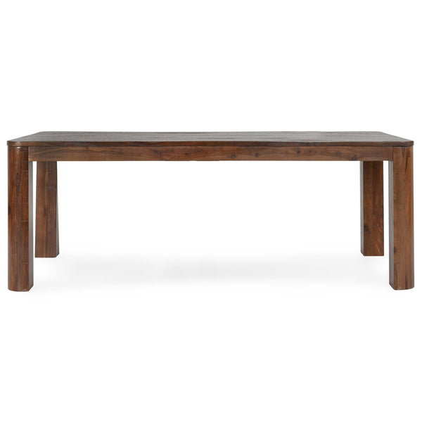 Home Fashion Nemi Reclaimed Wood Dining Table Brown