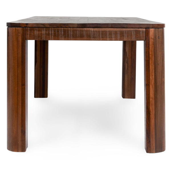 Home Fashion Nemi Reclaimed Wood Dining Table Brown