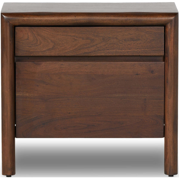 Home Fashion Nigel Nightstand Rustic Brown By Four Hands