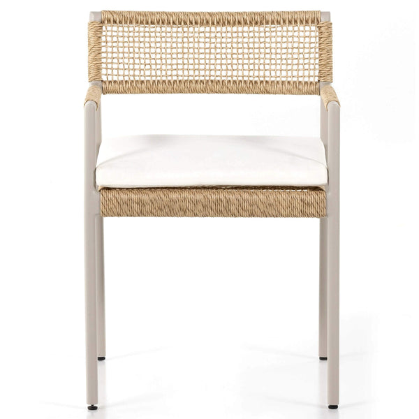 Home Fashion Niles Outdoor Dining Arm Chair Natural By Four Hands