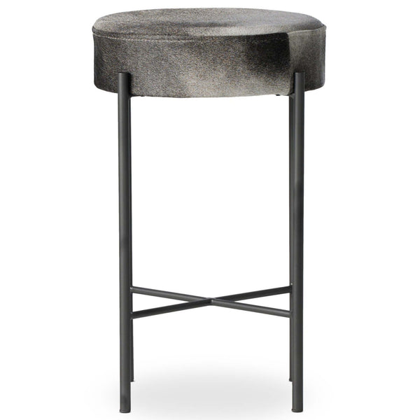 Home Fashion Nocona Bar & Counter Stool Black/White Speckled Hide By Four Hands