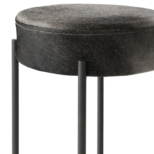 Home Fashion Nocona Bar & Counter Stool Black/White Speckled Hide By Four Hands