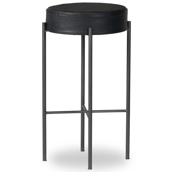 home fashion Nocona Leather Bar & Counter Stool Black by Four Hands