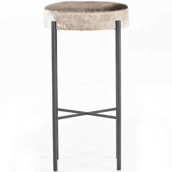Home Fashion Nocona Leather Bar & Counter Stool Speckled Hide By Four Hands