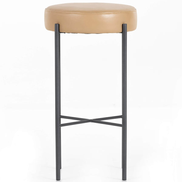 Home Fashion Nocona Leather Counter Stool Tan Leather By Four Hands