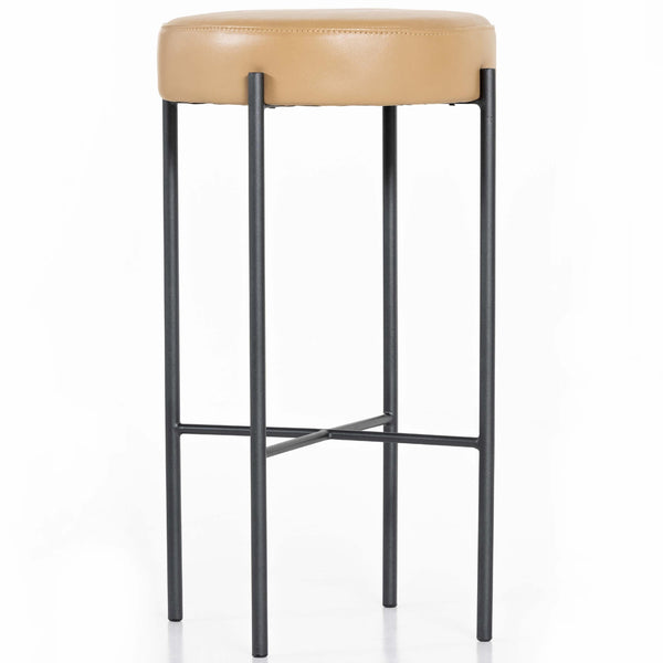 Home Fashion Nocona Leather Counter Stool Tan Leather By Four Hands