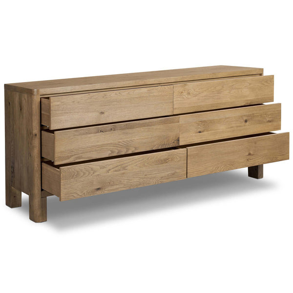 Home Fashion Noeline 6-Drawer Dresser Natural By Four Hands