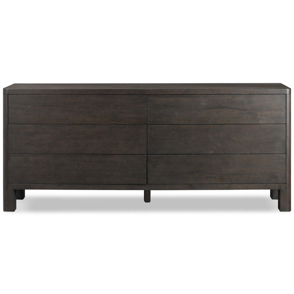 Home Fashion Noeline 6 Drawer Dresser Smoked Black By Four Hands