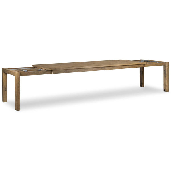 Home Fashion Noeline Double Extension Dining Table Resawn Worn Oak By Four Hands