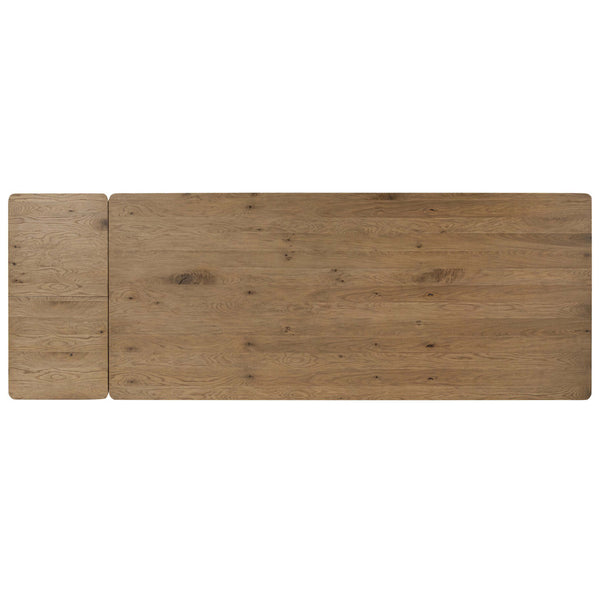 Home Fashion Noeline Extension Dining Table Resawn Worn Oak By Four Hands