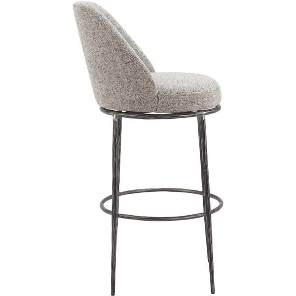Home Fashion Nordhavn Swivel Bar & Counter Stool Gray