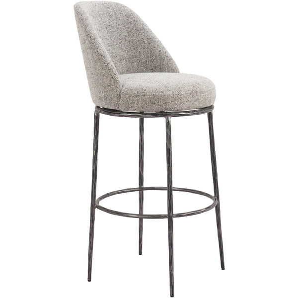 home fashion Nordhavn Swivel Bar & Counter Stool Gray