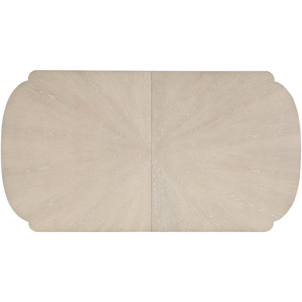 Home Fashion Nouveau Chic Rectangular Dining Table W/Leaf