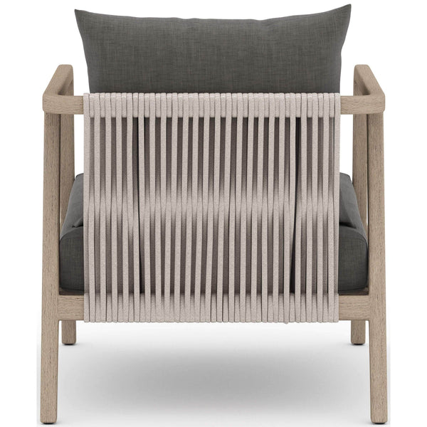 Home Fashion Numa Outdoor Chair Charcoal/Washed Brown By Four Hands