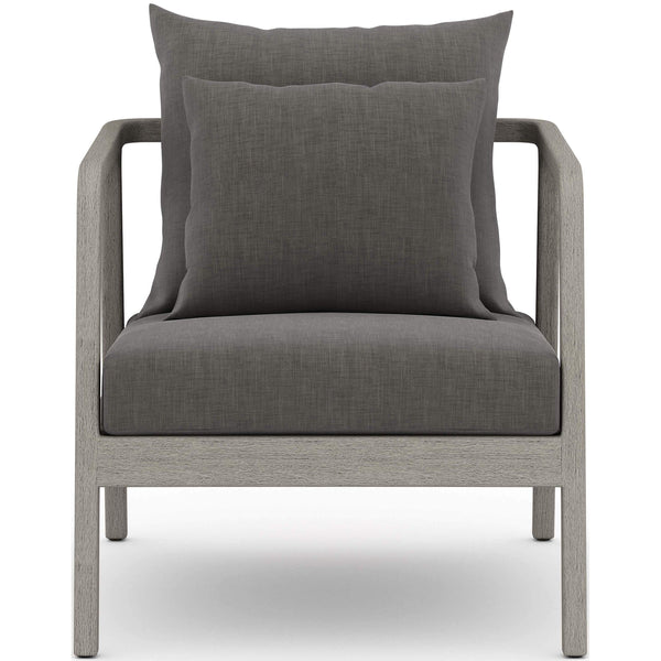 Home Fashion Numa Outdoor Chair Charcoal/Weathered Grey By Four Hands