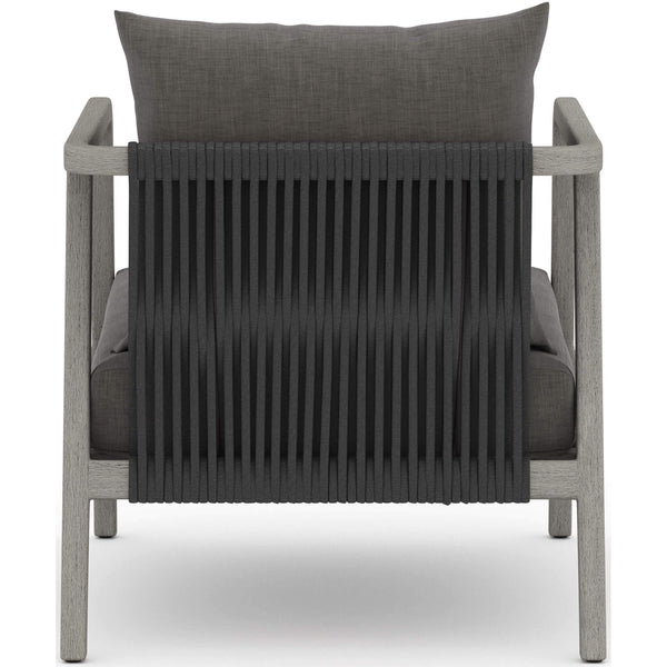 Home Fashion Numa Outdoor Chair Charcoal/Weathered Grey By Four Hands