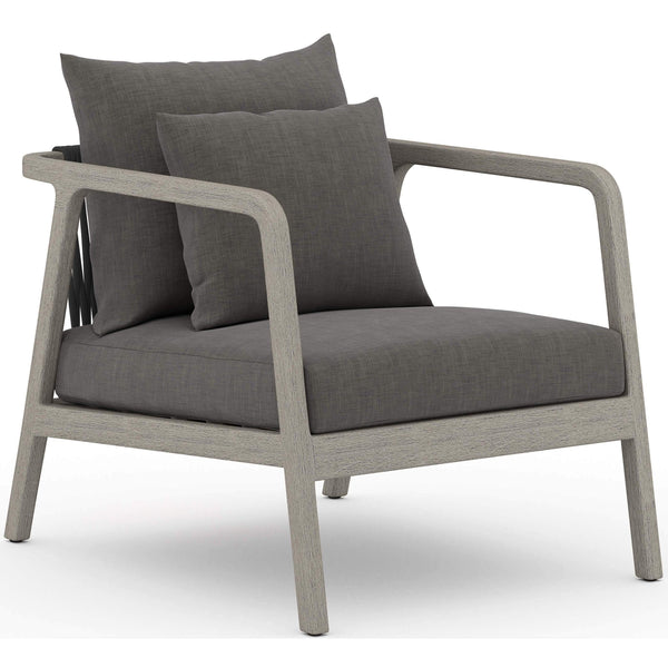 home fashion Numa Outdoor Chair Charcoal/Weathered Grey by Four Hands