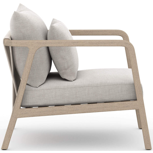 Home Fashion Numa Outdoor Chair Stone Grey/Washed Brown By Four Hands