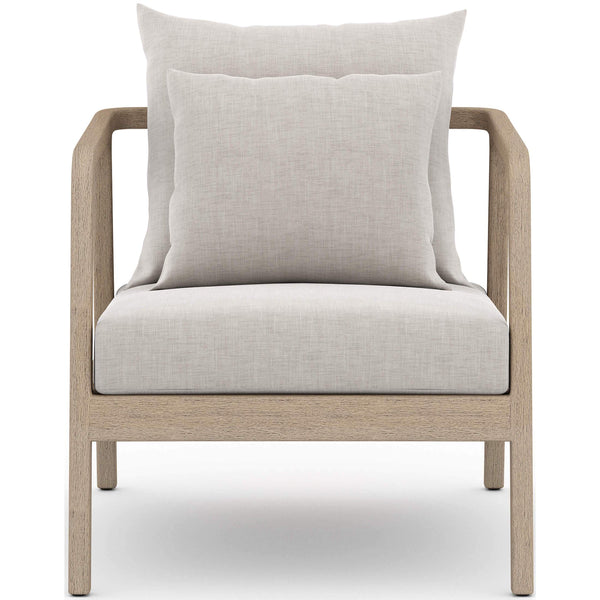 Home Fashion Numa Outdoor Chair Stone Grey/Washed Brown By Four Hands