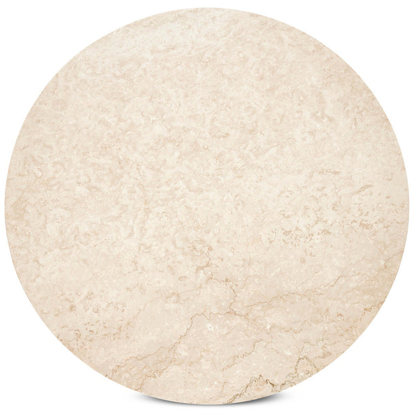 Home Fashion Oakland 48" Round Outdoor Dining Table Cream Marble By Four Hands