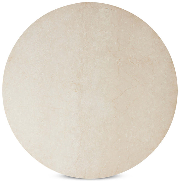Home Fashion Oakland 60" Round Outdoor Dining Table Cream Marble By Four Hands