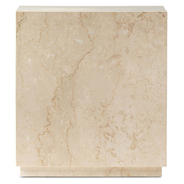 Home Fashion Oakland Square Outdoor End Table Cream Marble By Four Hands
