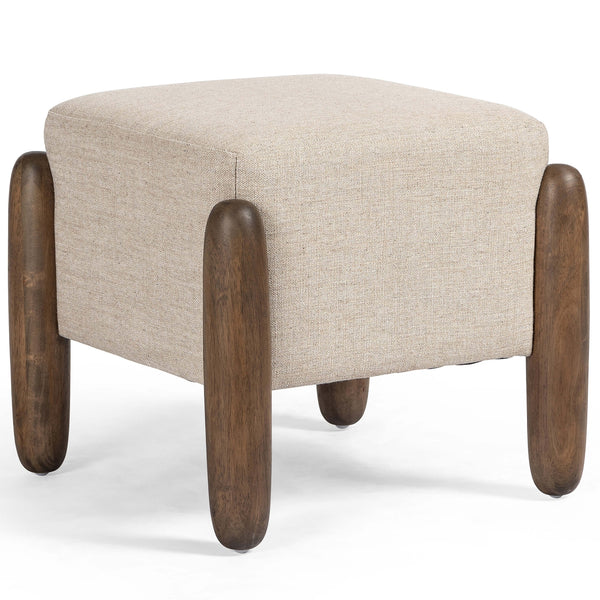 home fashion Oaklynn 21" Ottoman Alcala Wheat by Four Hands