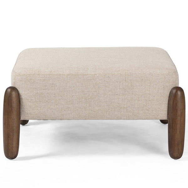 Home Fashion Oaklynn 32" Ottoman Alcala Wheat By Four Hands
