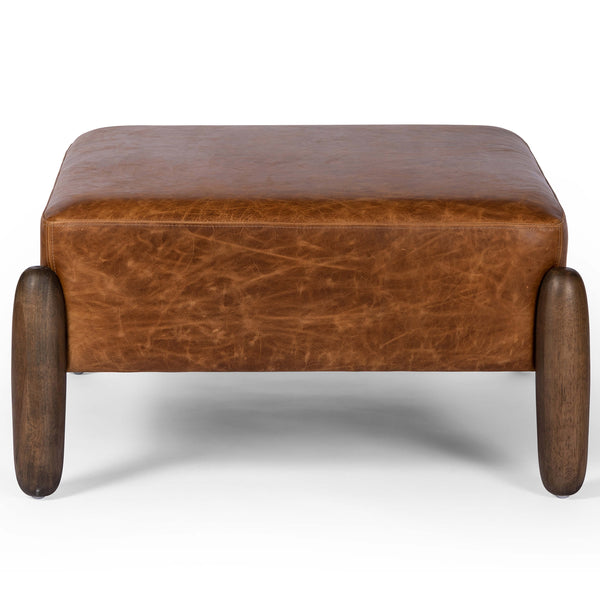 Home Fashion Oaklynn 32" Ottoman Raleigh Chestnut By Four Hands