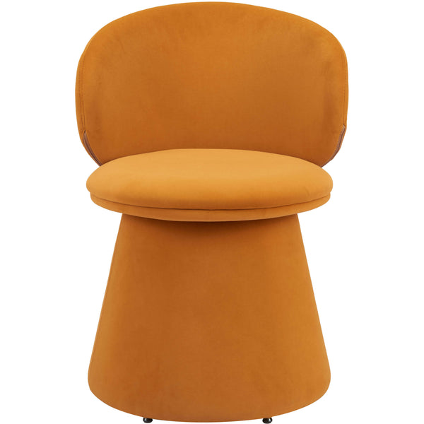 Home Fashion Oblic Swivel Dining Chair Orange Set Of 2