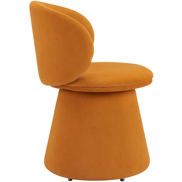 Home Fashion Oblic Swivel Dining Chair Orange Set Of 2