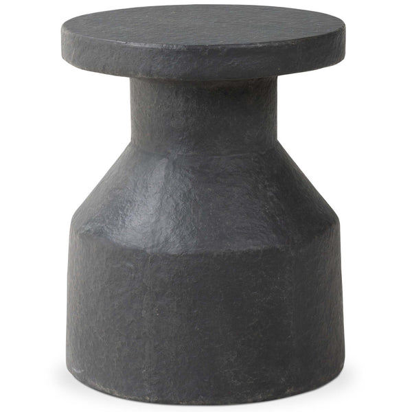 home fashion Odeon End Table Distressed Graphite by Four Hands