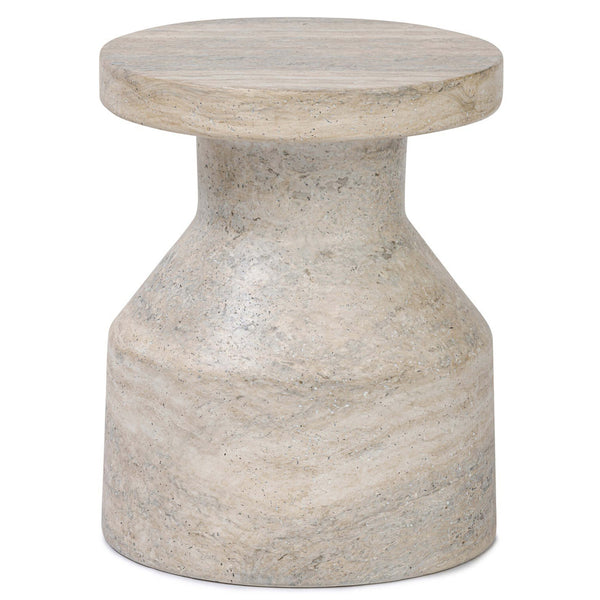 home fashion Odeon End Table Textured Sandy Grey by Four Hands