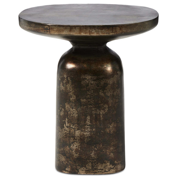 Home Fashion Odessa End Table Distressed Bronze By Four Hands