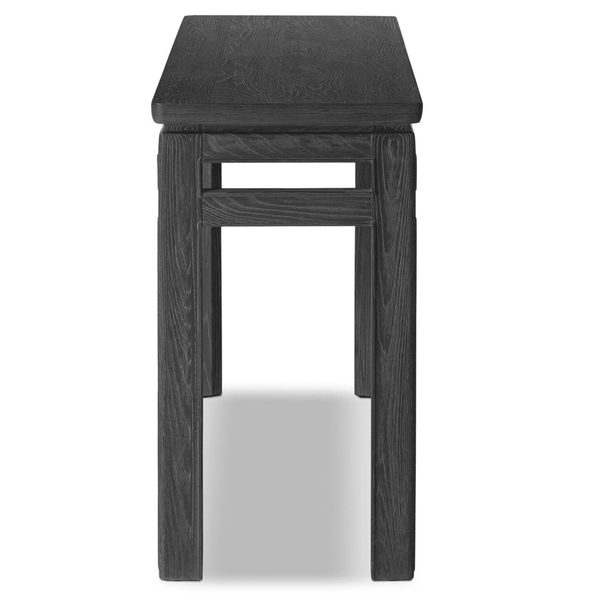 Home Fashion Oman Console Table Rustic Black By Four Hands