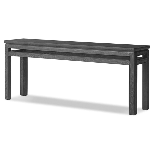 home fashion Oman Console Table Rustic Black by Four Hands